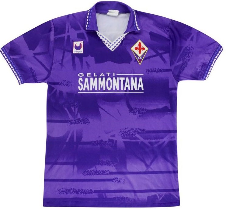 Camisa I Fiorentina 1994 1995 Retro Uhlsport 